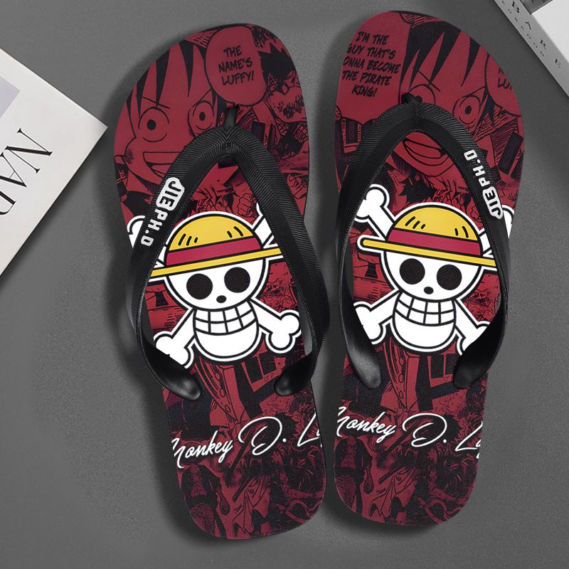 New One Piece anime flip-flops - đánh giá và giá Summer Clothing Wholesale