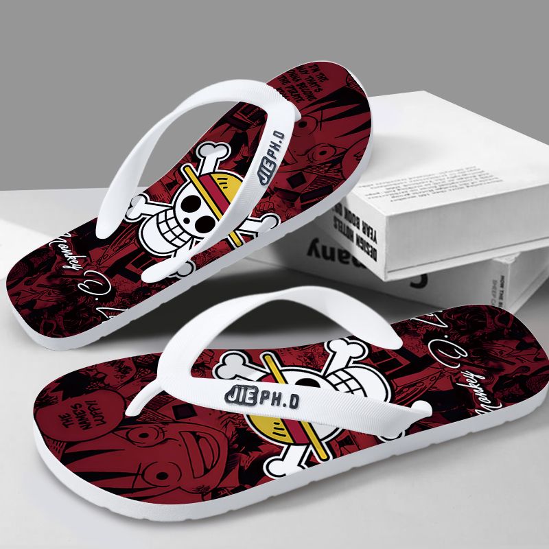 New One Piece anime flip-flops - đánh giá và giá Summer Clothing Wholesale