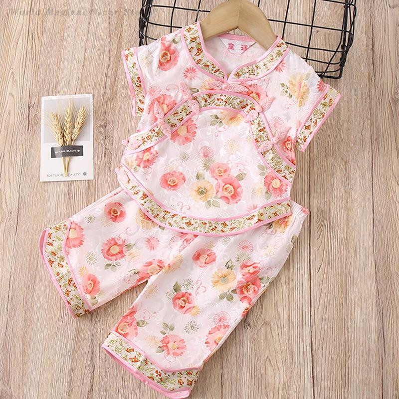 Baby Girls Tang Suit Summer Pr - đánh giá và giá Summer Clothing Baby Girl