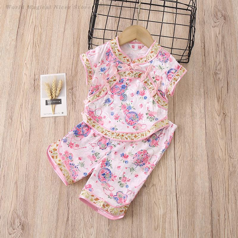 Baby Girls Tang Suit Summer Pr - đánh giá và giá Summer Clothing Baby Girl