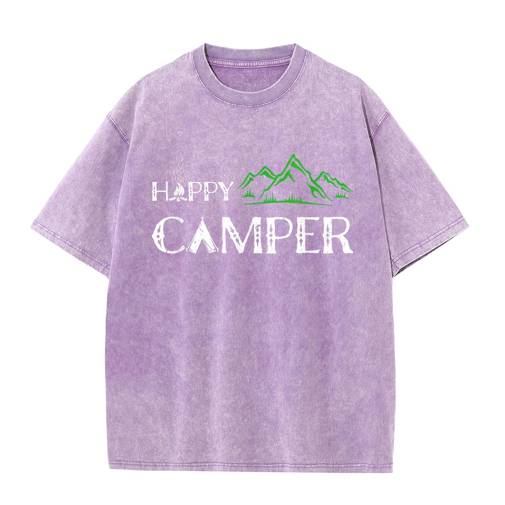 Happy Camper Camping T-Shirt f - đánh giá và giá Summer Clothing Women Canada