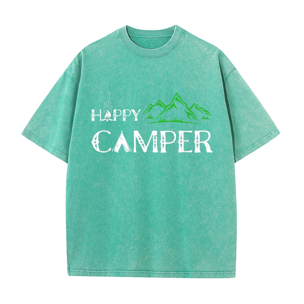 Happy Camper Camping T-Shirt f - đánh giá và giá Summer Clothing Women Canada