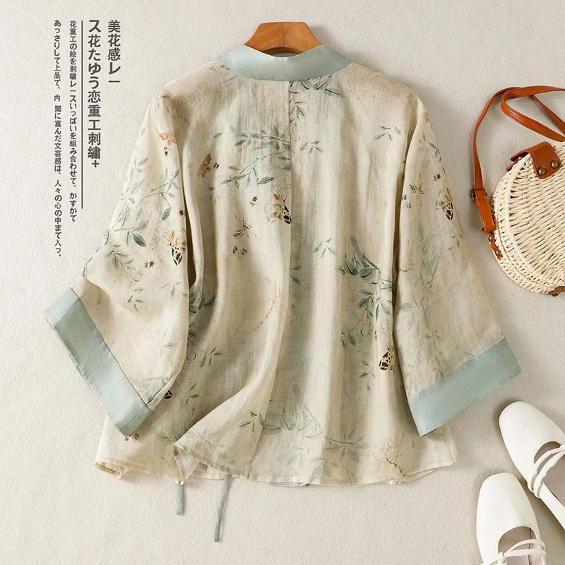 Vintage Floral Printed Short K - đánh giá và giá Summer Clothing Wraps