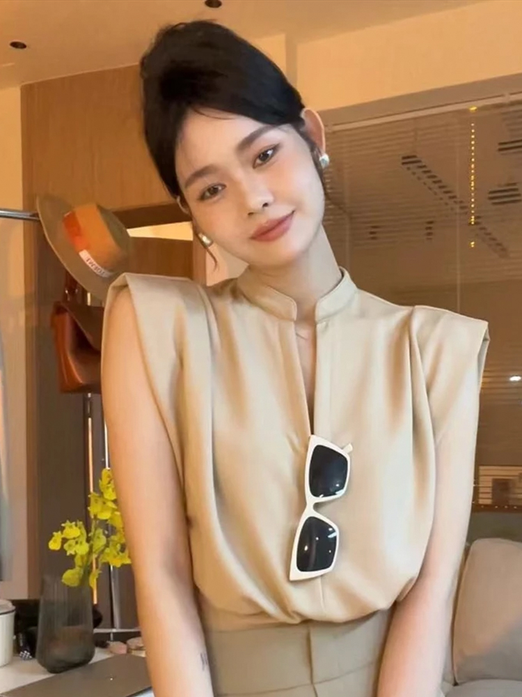 Retro Stand Collar Short Sleev - đánh giá và giá Summer Clothing Brands