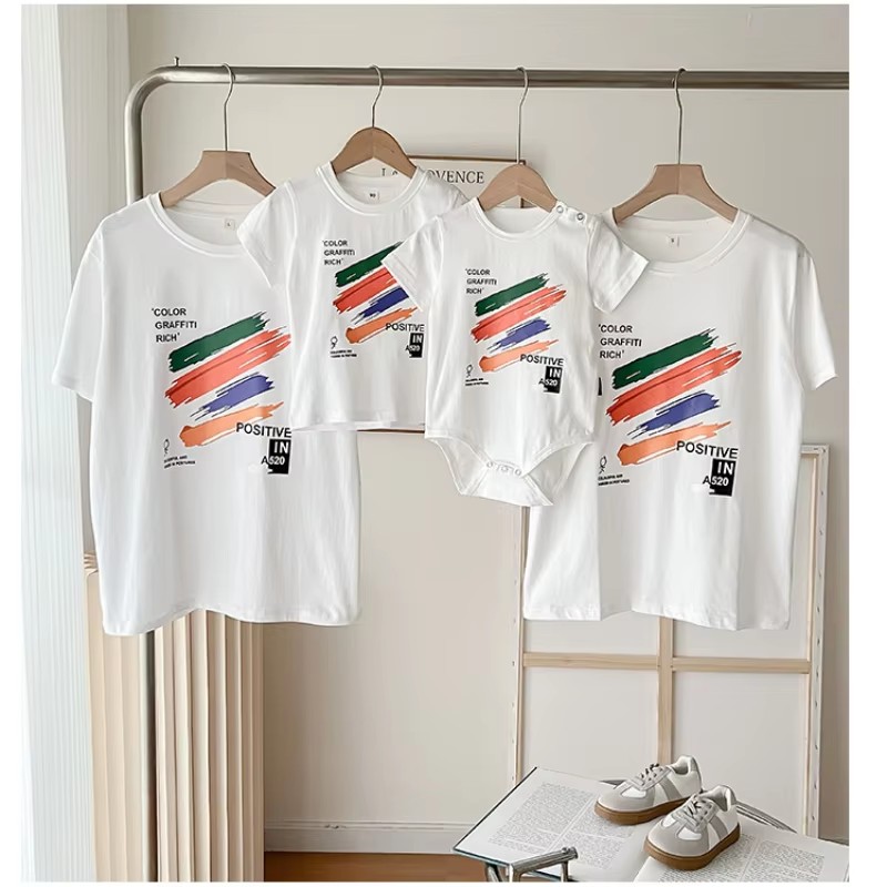 Family Look T Shirts 2026 Summ - đánh giá và giá Summer Clothing Drawing