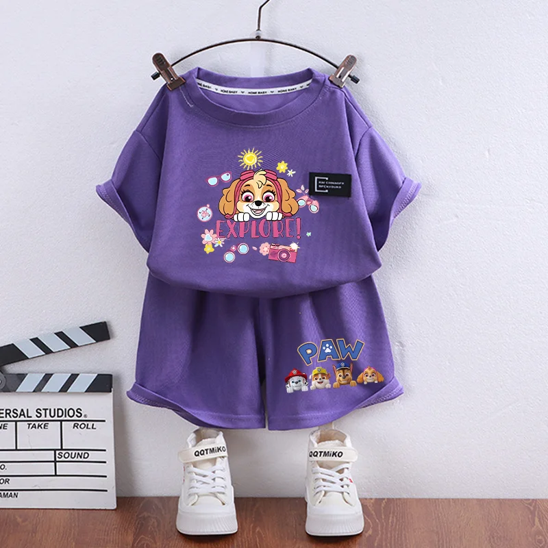 2Pc Paw Patrols T Shirt Chase  - đánh giá và giá Summer Clothing Baby Girl