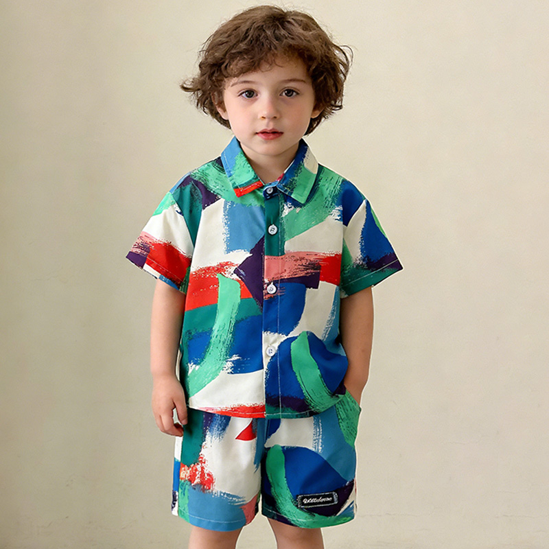 New Summer Baby Clothes Suit C - đánh giá và giá Summer Clothing Drawing